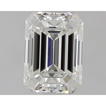 Diament szlif szmaragdowy, 1.0ct, SI1, H, GIA 2516810136